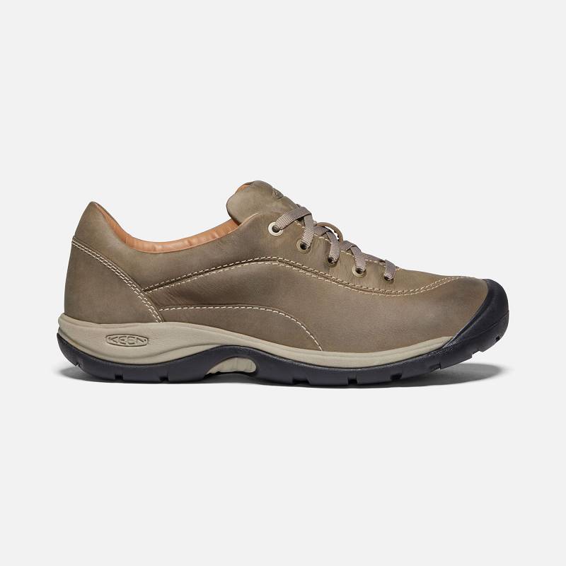 Keen Presidio II Turnschuhe Damen DE-71068 Timberwolf/Plaza Taupe - Keen Damenschuhe Braun